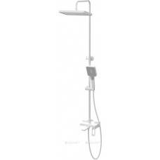 Душевая система Haiba HB24732-8 с изливом и тропическим душем белый HB24732-8 Душевая система Haiba HB24732-8 с изливом и тропическим душем белый HB24732-8