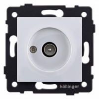ТВ-розетка без рамки Kollinger  REA-007WH