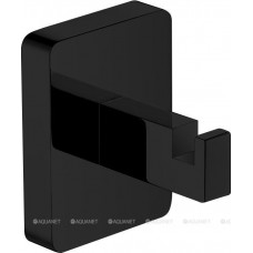 Крючок одинарный Aquanet черный матовый 6582MB Крючок одинарный Aquanet черный матовый 6582MB