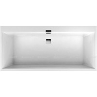 Ванна квариловая Villeroy & Boch Squaro Edge 12 180x80 см комплект с ножками и сливом-переливом UBQ180SQE2DV-01