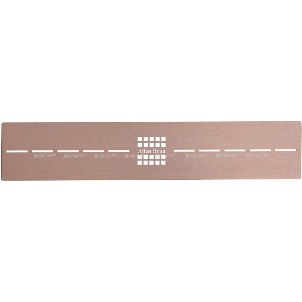 Накладка сифона Allen Brau Infinity для поддона 160х80 см медь браш 8.210N7-60