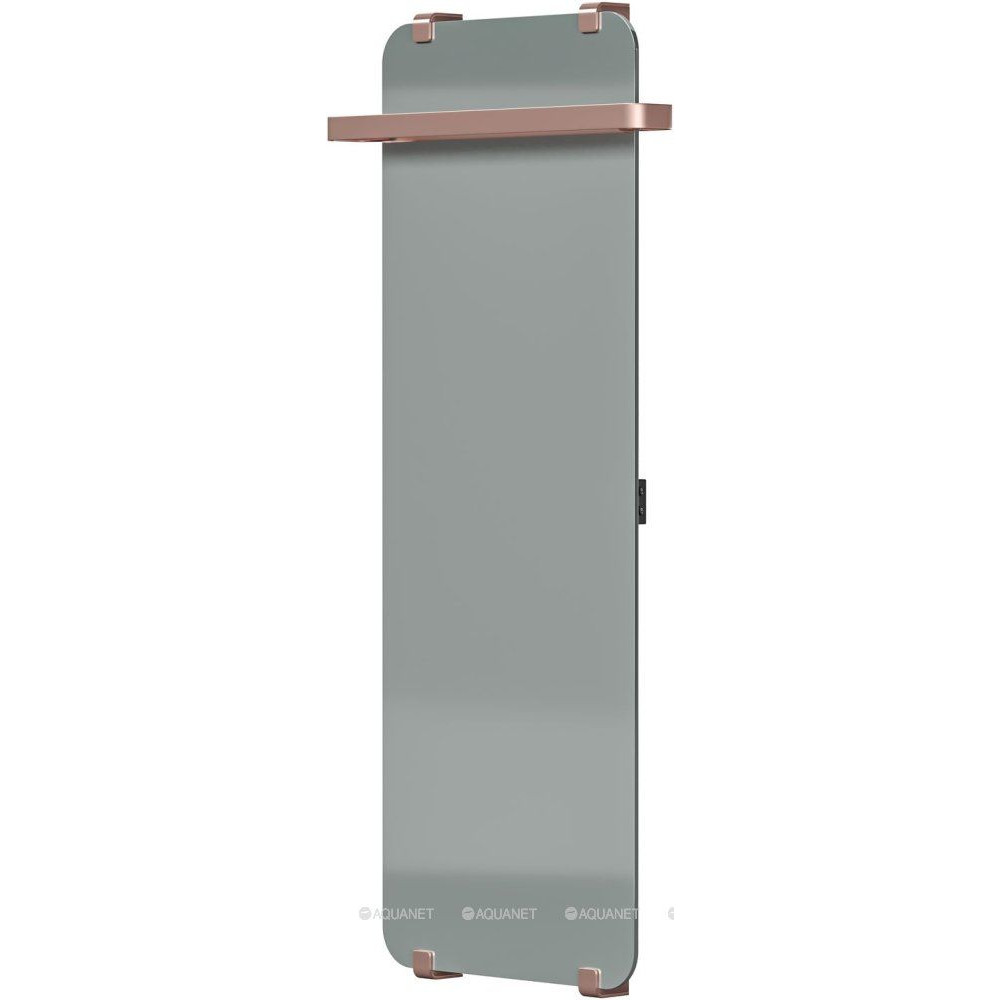 Полотенцесушитель Allen Brau INFINITY 1200х440 мм зеркало с рейлингом 2.0 и креплением медь браш 00325652
