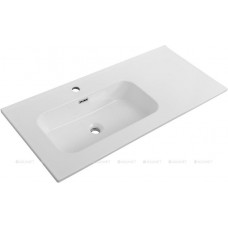 Раковина керамическая Cezares CZR-8095-100-L чаша слева 100 см CZR-8095-100-L