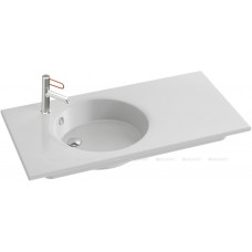 Раковина Jacob Delafon Odeon Rive Gauche 100 см шлифованная снизу EXAU112-Z-00