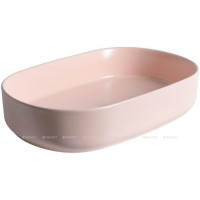 Раковина накладная Allen Brau Fantasy Oval 550х360 мм розовый 4.11022.SM