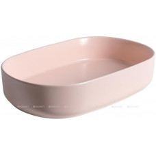 Раковина накладная Allen Brau Fantasy Oval 550х360 мм розовый 4.11022.SM Раковина накладная Allen Brau Fantasy Oval 550х360 мм розовый 4.11022.SM