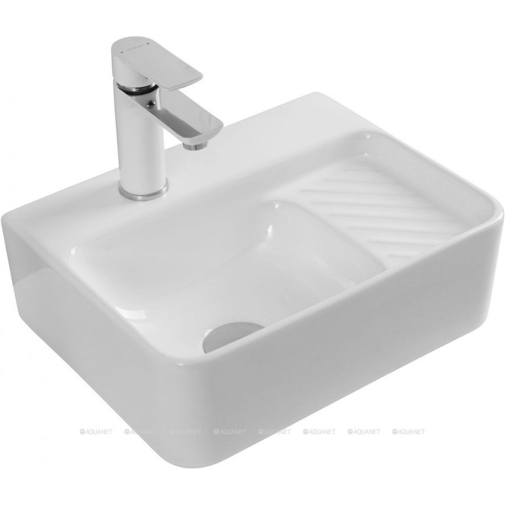 Раковина подвесная Aquanet Comfort-1 400х310х130 мм белая 00326027