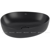 Раковина накладная Villeroy & Boch Antao 510x400x146 мм Pure Black 4A7351R7