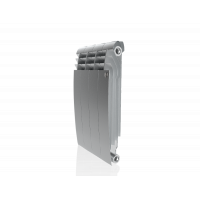 Радиатор биметаллический Royal Thermo BiLiner 500 Silver Satin боковое подключение 4 секции НС-1176317