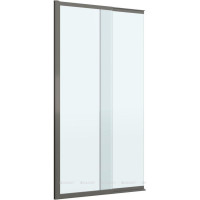 Душевая шторка на ванну Cezares SLIDER 90x150 см оружейная сталь SLIDER-FIX-VF-11-90/150-C-GM