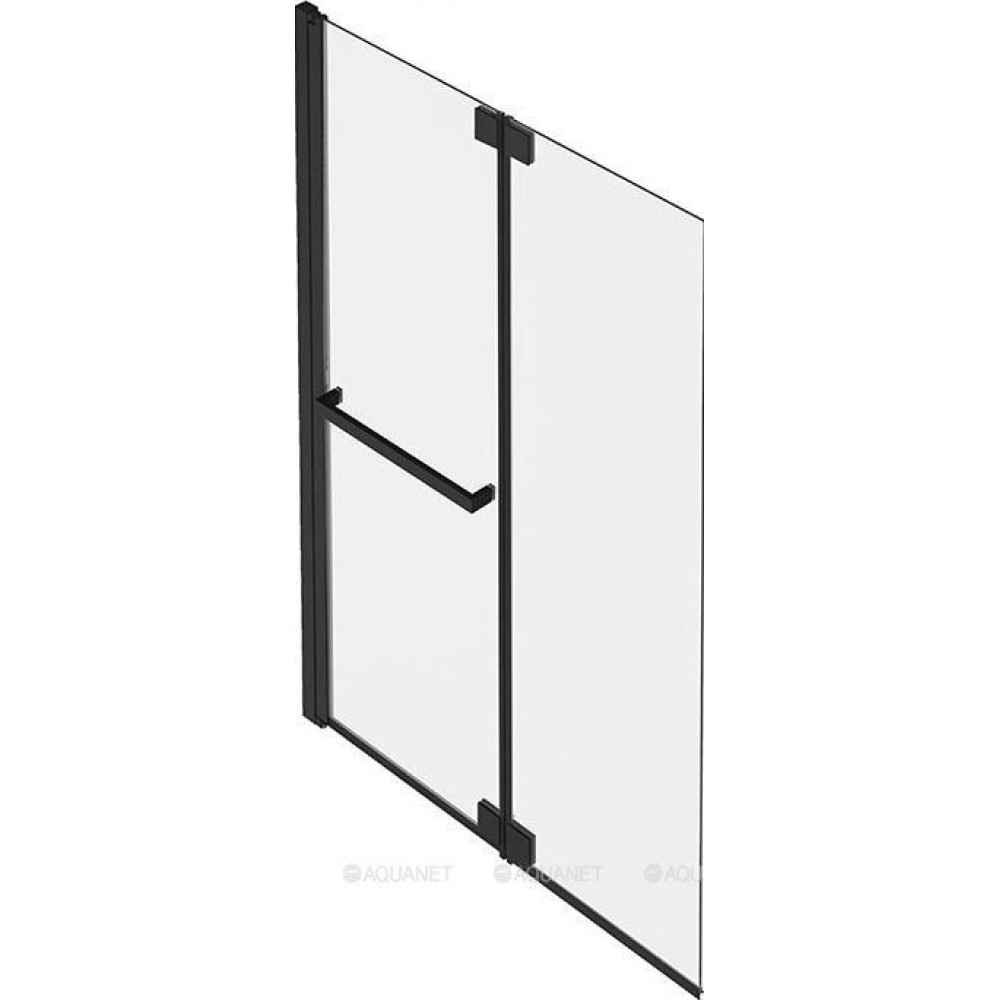 Шторка на борт ванны Jacob Delafon Adequation 140x100 см черный матовый E4931-BL