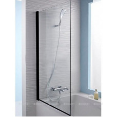 Душевая шторка на ванну Jacob Delafon Struktura 80x140 см профиль черный E6D042-BL Душевая шторка на ванну Jacob Delafon Struktura 80x140 см профиль черный E6D042-BL