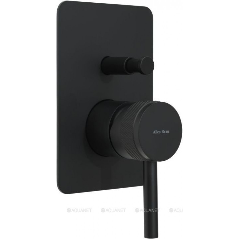 Смеситель встраиваемый для душа Allen Brau Priority 2 выхода Easy box черный 5.31011-31