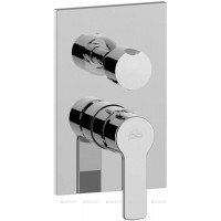 Смеситель для душа встраиваемый Paffoni Tango на 2 выхода хром TA018CR/M