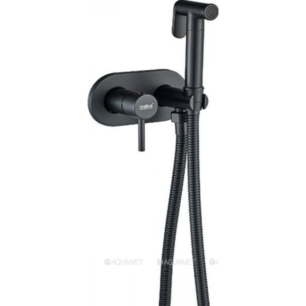 Смеситель с гигиеническим душем Haiba HB5515-7 черный HB5515-7