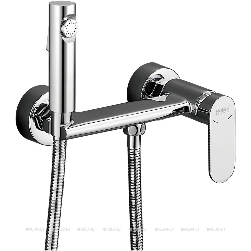 Смеситель с гигиеническим душем встраиваемый Haiba HB5516 хром HB5516