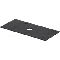 Столешница Aquanet Flat 100 с отверстием слева графит 00345788