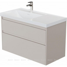 Тумба под раковину Aquanet Nova Lite 2.0 100 L 2 ящика бежевый 00346327