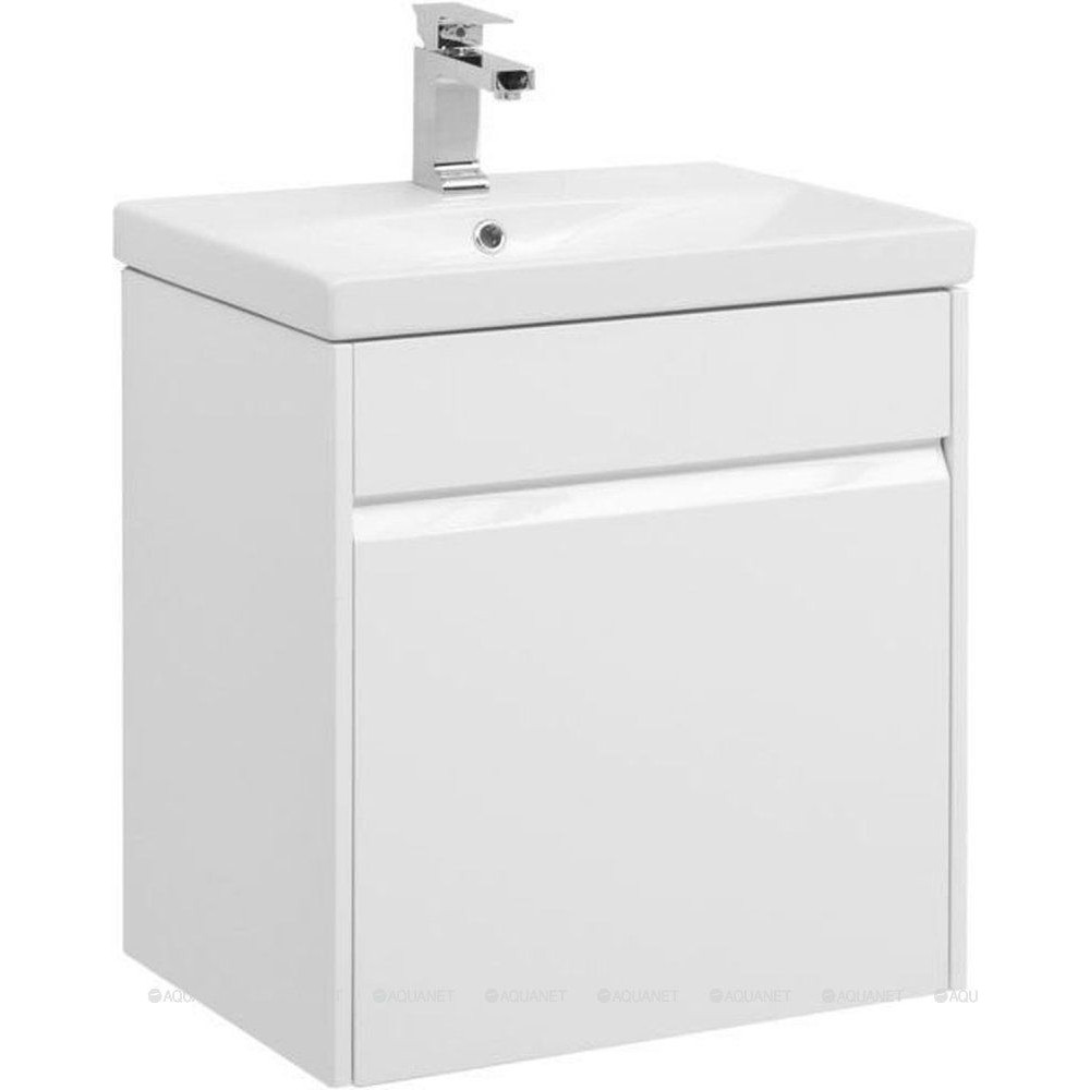 Тумба с раковиной Aquanet Палермо 60 Moduo белый 00263808