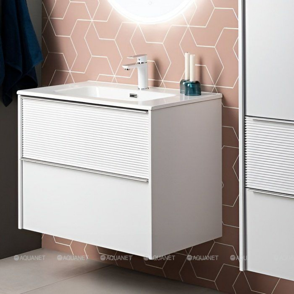 Тумба с раковиной Aquanet Вита 60 белый матовый 00339160