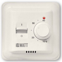 Терморегулятор механический IQWATT IQ THERMOSTAT M слоновая кость 404