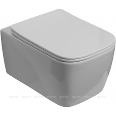 Унитаз подвесной Aquanet Trend W безободковый с сиденьем 495x350x260 мм LX-1148 Унитаз подвесной Aquanet Trend W безободковый с сиденьем 495x350x260 мм LX-1148