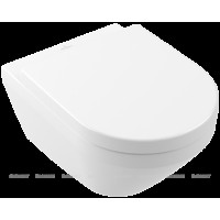 Унитаз подвесной Villeroy & Boch Architectura 370x530 мм TwistFlush с сиденьем 4694CL01