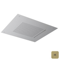 Верхний душ Almar Velvet Rain 49.8х49.8 см встраиваемый 2 режима латунь PVD E044280.HB