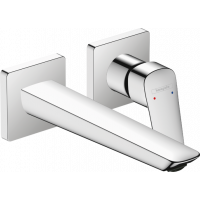 Смеситель для раковины Hansgrohe Logis Fine настенный внешняя часть излив 206 мм 71256000