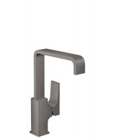 Смеситель для раковины Hansgrohe Metropol 230 однорычажный с донным клапаном шлифованный черный хром 32511340