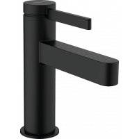 Смеситель для раковины Hansgrohe Finoris 92 мм с донным клапаном Push-Open черный матовый 76010670