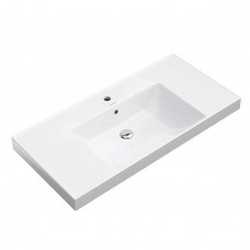 Раковина подвесная Kerama Marazzi Cubo 101х48.5 см белый глянцевый CU.wb.100 Раковина подвесная Kerama Marazzi Cubo 101х48.5 см белый глянцевый CU.wb.100