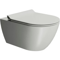 Унитаз подвесной безободковый GSI Pura 550x360 мм Swirlflush Cenere Matte 8815FR517