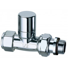 Вентиль запорный прямой FAR LadyFAR 1/2 М24х19 EPDM серебро FL 0205 12P