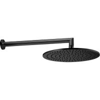 Верхний душ CISAL Shower D 300 мм с настенным держателем 400 мм черный DS01362040