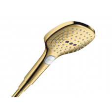 Ручной душ Hansgrohe Raindance Select E 120 3jet полированное золото 26520990 Ручной душ Hansgrohe Raindance Select E 120 3jet полированное золото 26520990