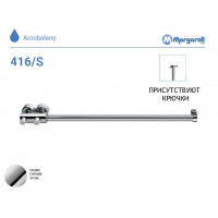 Полотенцесушитель водяной Margaroli 416/S 900 мм Chrome с крючками 416SHCR