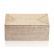 Коробка универсальная Decor Walther Basket UTBMD 30х15.5х14 см с крышкой ротанг светлый 0932191