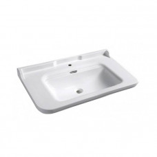 Раковина керамическая Kerasan Waldorf 100х55 см 1 отверстие белый/хром 4142K1bi/cr Раковина керамическая Kerasan Waldorf 100х55 см 1 отверстие белый/хром 4142K1bi/cr
