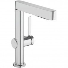 Смеситель для раковины hansgrohe Finoris 230 однорычажный с вытяжным душем 2jet и клапаном Push-Open хром 76063000