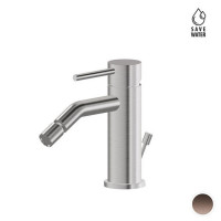 Смеситель для биде Newform X-STEEL 316 с донным клапаном излив 134 мм цвет PVD Brushed copper bronze 69623X.59.067