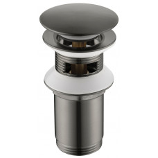 Донный клапан для раковины Timo с переливом PushOpen золото черное 8011/18