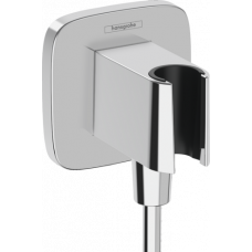 Шланговое подсоединение hansgrohe FixFit Q хром 26887000 Шланговое подсоединение hansgrohe FixFit Q хром 26887000