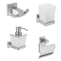 Набор аксессуаров для ванной 4 в 1 Ideal Standard IOM Square TM0030