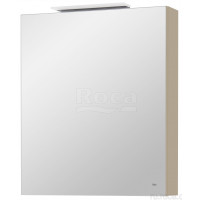 Шкаф-зеркало левый Roca Oleta 600х700х137 мм с LED-подсветкой Капучино матовый A857645515