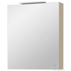 Шкаф-зеркало левый Roca Oleta 600х700х137 мм с LED-подсветкой Капучино матовый A857645515