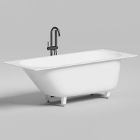 Ванна встраиваемая Salini Ornella Kit 170х70х60 см S-Sense белый глянцевый 102413G