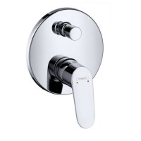 Смеситель для ванны Hansgrohe Focus однорычажный встраиваемый внешняя часть хром 31945000