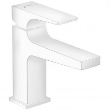 Смеситель для раковины Hansgrohe Metropol 100 однорычажный клапан Push-Open матовый белый 32500700 Смеситель для раковины Hansgrohe Metropol 100 однорычажный клапан Push-Open матовый белый 32500700
