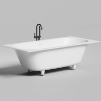 Ванна встраиваемая Salini Ornella Axis 190 Kit 190х90х60 см S-Sense белый глянцевый 103512G